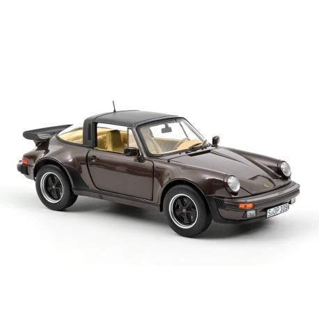 Macheta auto PORSCHE 911 (930) Turbo Targa (1987) 1:18 maro metalizat