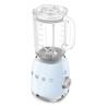 Blender SMEG 50’s Style BLF03PBEU, 800 w, 4 viteze, albastru pastel