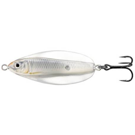 Lingurita oscilanta LIVETARGET Erratic Shiner 6cm, 14g, Glow/Pearl