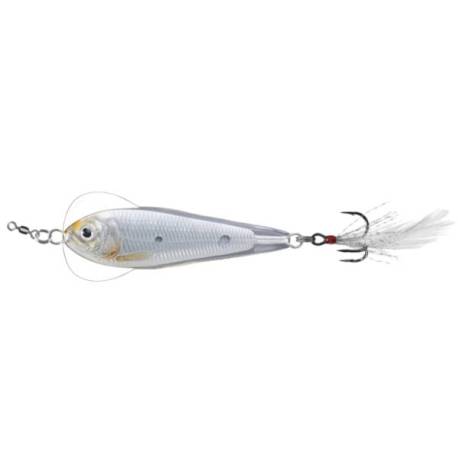 Lingurita oscilanta LIVE TARGET Flutter Shad 5cm, 11g, Silver/Pearl