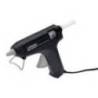 Pistol de lipit RAPID GlueGun Hobby, negru, max 72W, debit 125g/h, include 6 batoane, functional cu batoane de 12 mm