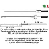 Cablu de directie ULTRAFLEX M66 11ft