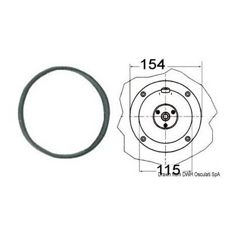 Flansa pentru mecanism de directie hidraulic ULTRAFLEX rotund x57