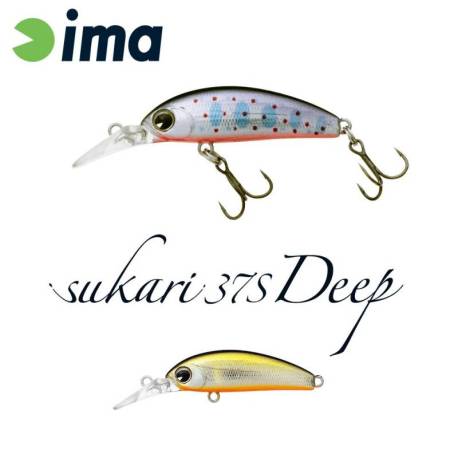 Vobler IMA Sukari 37S Deep 3.7cm, 3g, 010 Orange Belly Ayu