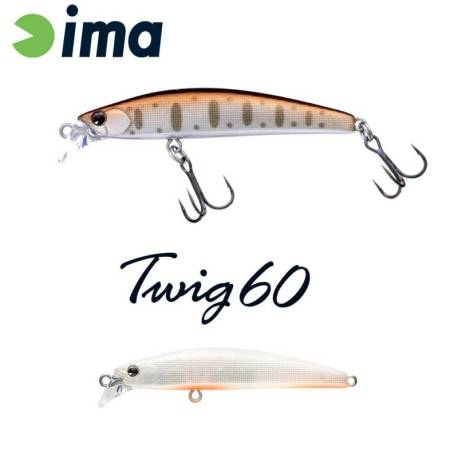 Vobler IMA Twig 60S 6cm, 6.5g, 011 Pearl Orange Belly