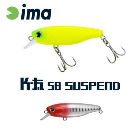 Vobler IMA K-FAT 58 Suspend 5.8cm, 8g, 001 Red Head