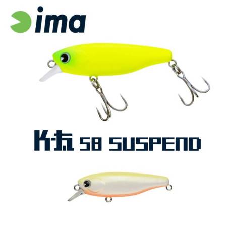 Vobler IMA K-FAT 58 Suspend 5.8cm, 8g, 002 Chart Back Pearl