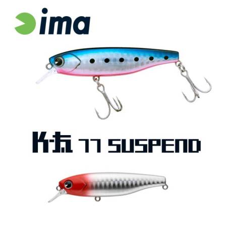 Vobler IMA K-FAT 77 Suspend 7.7cm, 12g, 001 Red Head