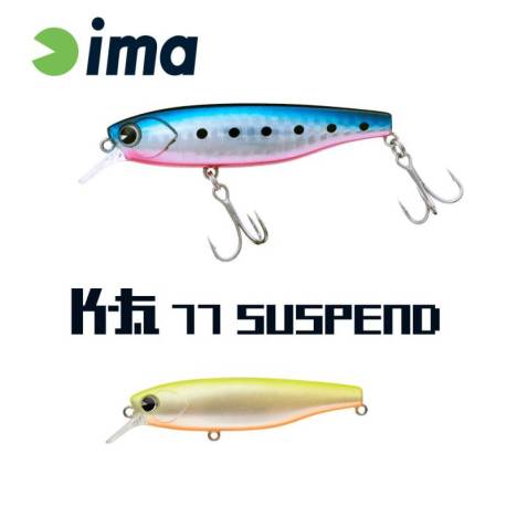 Vobler IMA K-FAT 77 Suspend 7.7cm, 12g, 002 Chart Back Pearl