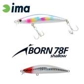 Vobler IMA iBorn 78F Shallow 7.8cm, 8.5g, culoare 001 Red Head