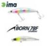 Vobler IMA iBorn 78F Shallow 7.8cm, 8.5g, culoare 004 Chart Head Clear