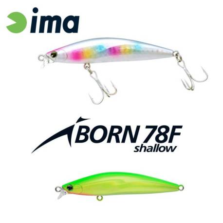 Vobler IMA iBorn 78F Shallow 7.8cm, 8.5g, culoare 016 Rich Melon