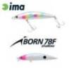 Vobler IMA iBorn 78F Shallow 7.8cm, 8.5g, culoare 018 PH Pearl Dot