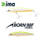 Vobler IMA iBorn 98F Shallow 9.8cm, 13g, culoare 002 Chart Back Pearl