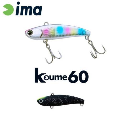 Vobler IMA KOUME VIBRATION 60 6cm, 11g, 119 Matt Night Black