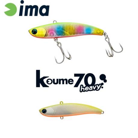 Vobler IMA KOUME VIBRATION 70 HEAVY, 7cm, 18g, 102 Chart Back Pearl