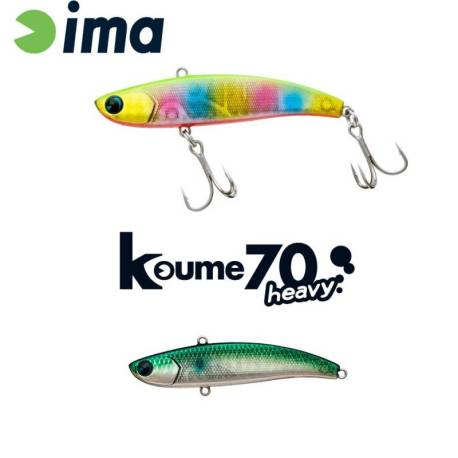 Vobler IMA KOUME VIBRATION 70 HEAVY, 7cm, 18g, 120 Gold Mullet