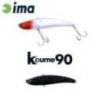 Vobler IMA Koume Vibration 90, 9cm, 20g, culoare 119 Matt Night Black