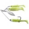 Spinnerbait LIVETARGET MINNOW RIG Medium, 14g, Chartreuse/Silver