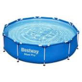 Piscina supraterana BESTWAY Pro Steel, Albastru, 305x76cm, filtru inclus