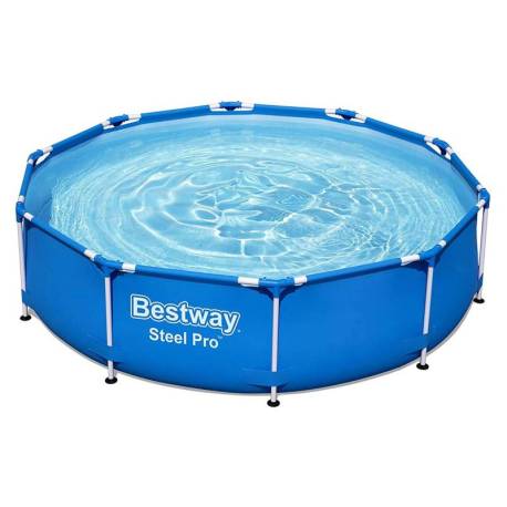 Piscina supraterana BESTWAY Pro Steel, Albastru, 305x76cm, filtru inclus