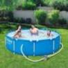 Piscina supraterana BESTWAY Pro Steel, Albastru, 305x76cm, filtru inclus