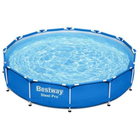 Piscina cu cadru metalic BESTWAY 366x76cm, sistem de filtrare inclus