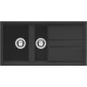 Chiuveta SMEG Universal LSX102N, compozit, negru