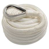 Linie andocare OSCULATI Spliced mooring line white 24mm x 15m