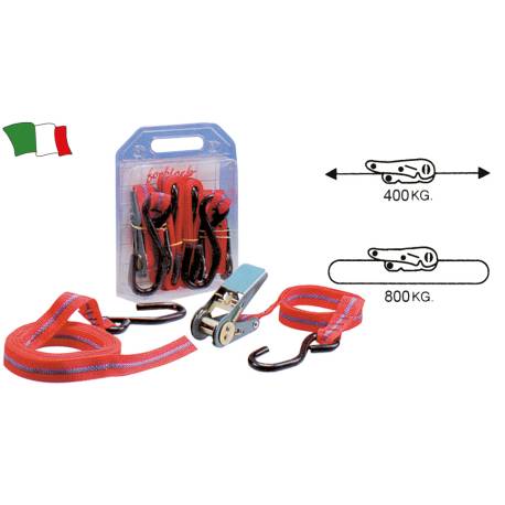 Set 2 chingi cu clichet GFN Tie Down Strap 4.5mx25mm