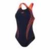 Costum inot femei SPEEDO Placement LB bleumarin portocaliu, marimea 30