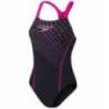 Costum inot femei SPEEDO Medley negru mov, marimea 30