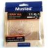 Naluca MUSTAD Aji Finesse Chiki Crawl Tail 4.3cm Clear Purple Glitter 12buc/plic