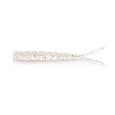 Naluca MUSTAD Aji Split Tail 5cm Clear Rainbow Glitter 12buc/plic