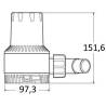 Pompa de santina ATTWOOD Heavy Duty 1700 12V 5.7A