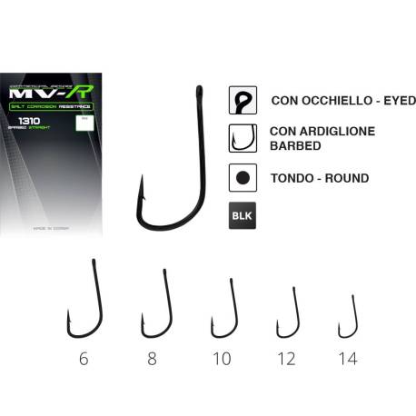 Carlige MAVER MV-R 1310 EYED Nr.12, 20buc/plic