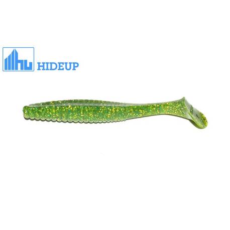 Grub HIDEUP Stagger Original 2" 5.9cm, culoare 111 Chart Green Gold Flake, 8buc/plic