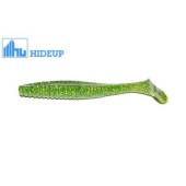 Grub HIDEUP Stagger Original 2.5" 6.6cm, culoare 111 Chart Green Gold Flake, 7buc/plic