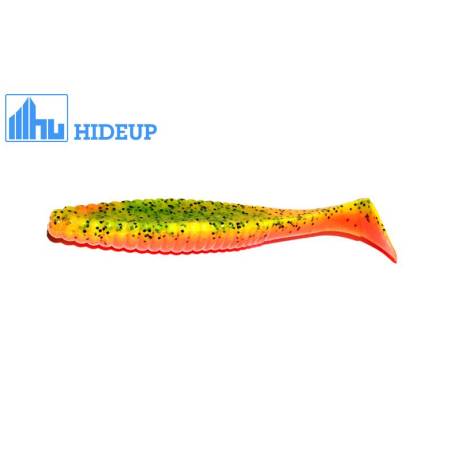 Grub HIDEUP Stagger Original 3" Salt 7.6cm, culoare S-06 Chart Orange Black Flake, 10buc/plic