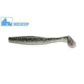 Grub HIDEUP Stagger Original 3.5" 9cm, culoare 146 Silver Shad, 8buc/plic