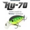 Vobler HIDEUP HU-70 F 6cm, 8.6g, culoare 05 Lime Chartreuse