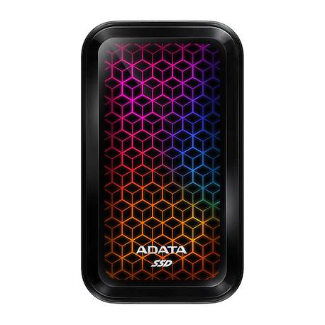 SSD extern ADATA SE770G RGB 1TB, USB 3.2, Negru