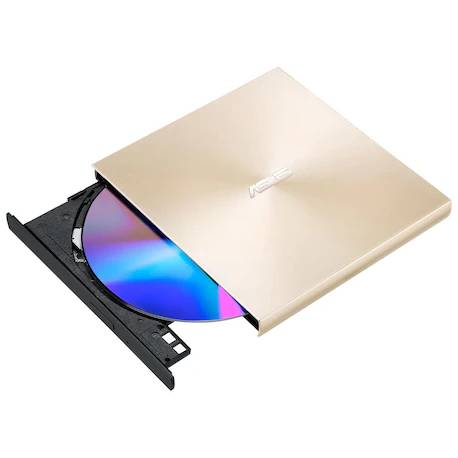 Unitate optica externa Asus SDRW-08U8M-U,ultraslim 8X DVD writer, USB Type C, Gold