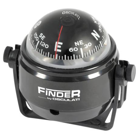 Busola OSCULATI Finder 2" cu suport, black/black