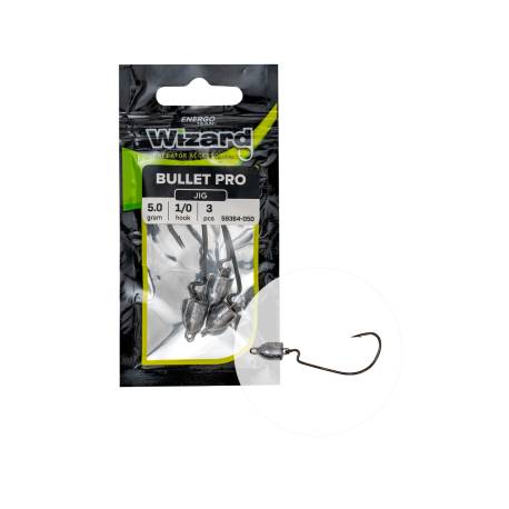 Jig articulat WIZARD Bullet Pro 5g, Nr.1/0, 3buc/plic