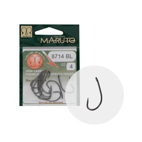 Carlig MARUTO 8714BL Carp Barbless Nr.10, 10buc/plic