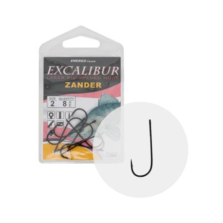 Carlig EXCALIBUR Zander Worm Nr.1, 8buc/plic