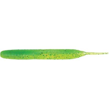 Vierme siliconic KEITECH Sexy Impact 7.1cm, Lime Chartreuse, 12buc/plic