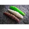 Larva siliconica FISHUP Trout Series Cheese Yochu 4.3cm, culoare 140 Dark Olive White, 8buc/plic