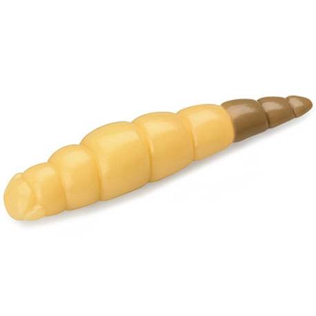 Larva siliconica FISHUP Trout Series Cheese Yochu 4.3cm, culoare 136 Cheese Coffee Milk, 8buc/plic